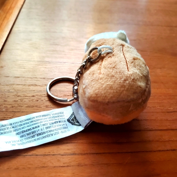 BNWOT San-x Nyan Nyan Nyanko Donut cat plush keychain - Picture 4 of 5